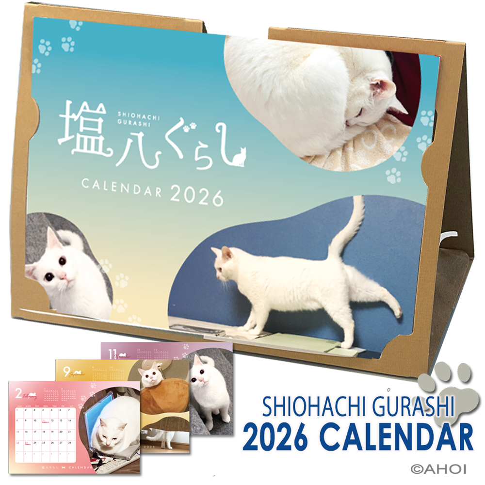 塩八ぐらし　2026年卓上カレンダー